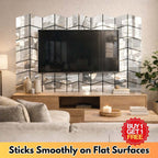 Premium Marble Chevron Mirror Peel & Stick Wall Tiles (Buy 1 Get 1 Free)