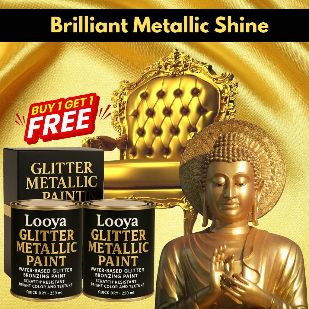 ShineCraft™ Glitter Metallic Paint | Buy 1 Get 1 Free
