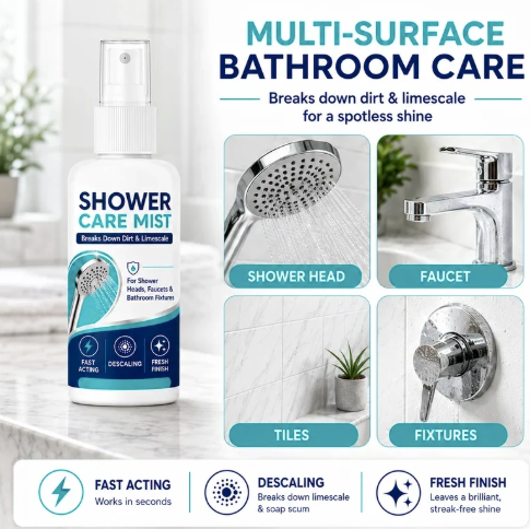 Powerful SHOWER STAIN REMOVER (PACK OF 2 BOTTLES)
