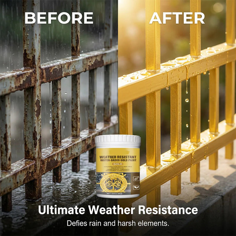 Water-Based Golden Metallic Paint | BUY 1 GET 1 FREE!